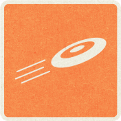 Picnic Day_Pictogram Chip_Orange_Frisbee