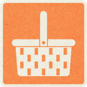 Picnic Day_Pictogram Chip_Orange_Picnic Basket