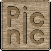 Picnic Day_Pictogram Chip_Wood_Picnic