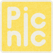 Picnic Day_Pictogram Chip_Yellow_Picnic