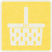 Picnic Day_Pictogram Chip_Yellow_Picnic Basket