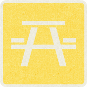 Picnic Day_Pictogram Chip_Yellow_Picnic Table