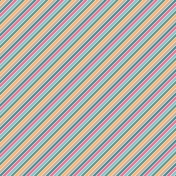 The Good Life: June- Paper Stripes Multi- UnTextured