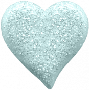 Sparkling Season- Heart Aqua