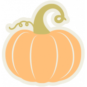 Pumpkin Spice- Sticker Little Pumpkin Light- UnTextured