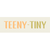 Pumpkin Spice- Tag Teeny Tiny- UnTextured