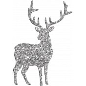 Winter Wonderland Snow- Deer Glitter