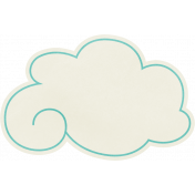 Love At First Sight- Sticker Cloud Turquoise