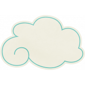 Love At First Sight- Sticker Cloud Turquoise