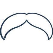 Doodle Navy Mustache 5