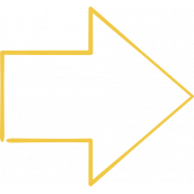 Doodle Yellow Arrow