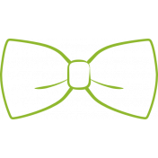 XY Doodle- Lime Bow Tie