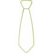 XY Doodle- Lime Tie