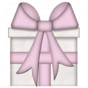 White Box With Pink Bow