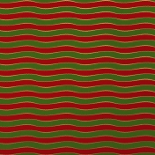 Paper- Christmas waves in red and green