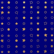 Paper- Golden stars by night