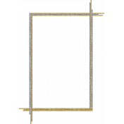 Frame – Christmas in gold and silver 1/3