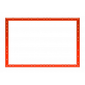 Frame – Christmas Dots on red