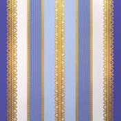Paper – Golden lace in blue