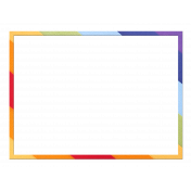 Frame- Rainbow rectangle 2