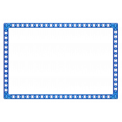 Frame – Pearls in blue