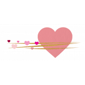 Heart – Happy Valentine in pink