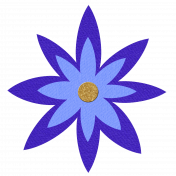Flower – March 2021 dark blue
