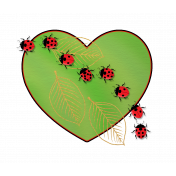 Heart- Ladybugs