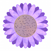 Sunflower in purple