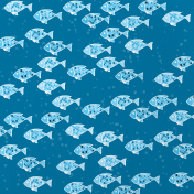Paper- Blue fishes