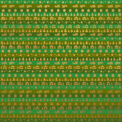 Paper – Green Christmas kilim