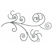 Swirls with pearls 2