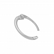 Single binder ring