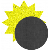 Solar Eclipse Simple Sun and Moon