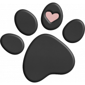 Bone-A-Fied Paw Print 2