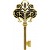 Black & Gold Key 10