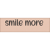 Motivate Yourself Word Strip Smile More