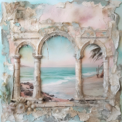 Paper Seaside Ruins22