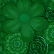 Flower paper green