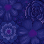 flower paper blue