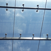 Glass Roof With Blue Sky