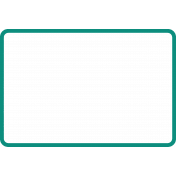 Rectangle Teal- Teal Frames