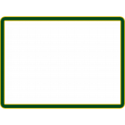 Gold And Green Rectangle