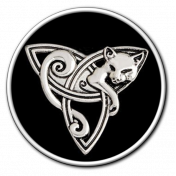 Triquetra And Fox Celtic Knot