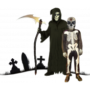 Grim Reaper Skeleton Cemetry- Special Days