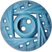 Button Tin- button blue lacy