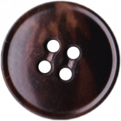Button Tin- button brown xx