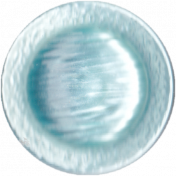 Button Tin- button pale blue dome
