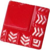 Button Tin- button red square
