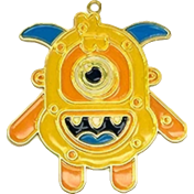 tangerine Yellow- Enamel Little Monster